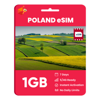 Thumbnail for Poland eSIM: 1GB - 7 Days