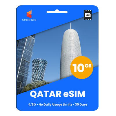 Qatar eSIM: 10GB - 30 Days