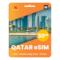 Thumbnail for Qatar eSIM: 30GB - 30 Days