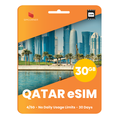 Qatar eSIM: 30GB - 30 Days