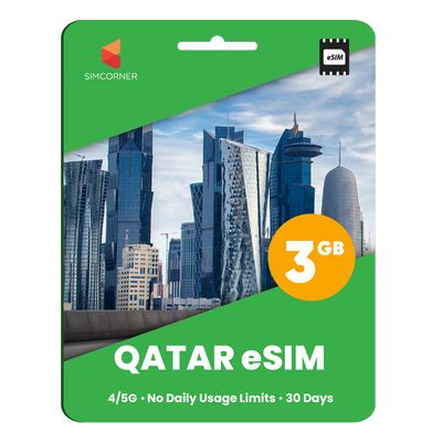 Qatar eSIM: 3GB - 30 Days