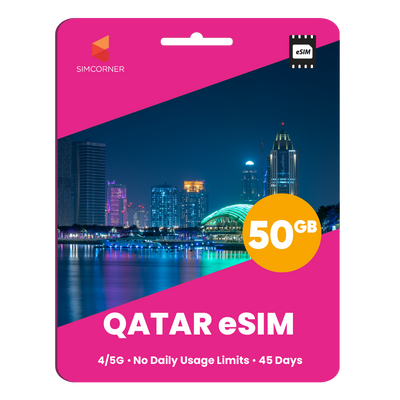 Qatar eSIM: 50GB - 45 Days