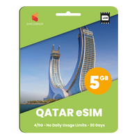 Thumbnail for Qatar eSIM: 5GB - 30 Day
-SimCorner