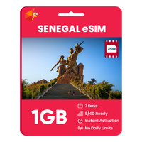 Thumbnail for Senegal eSIM: 1GB - 7 Days