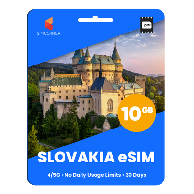 Slovakia eSIM: 10GB - 30 Days