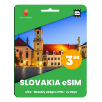 Thumbnail for Slovakia eSIM: 3GB - 30 Days