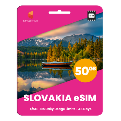 Slovakia eSIM: 50GB - 45 Days