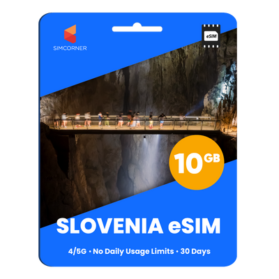 Slovenia eSIM: 10GB - 30 Days