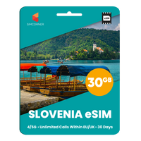 Thumbnail for [eSIM] Slovenia eSim Card (30GB) - SimCorner