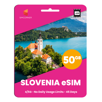 Slovenia eSIM: 50GB - 45 Days