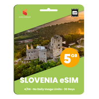 Thumbnail for Slovenia eSIM: 5GB - 30 Day
-SimCorner