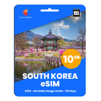 Thumbnail for South Korea eSIM: 10GB - 30 Days