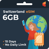 Thumbnail for [eSIM] Switzerland Data eSIM (6GB - 15 Days)