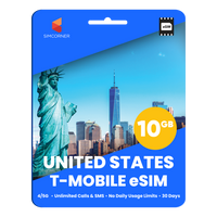 Thumbnail for [eSIM] USA Travel SIM - 10GB (T-Mobile)