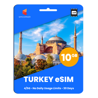 Thumbnail for Turkiye eSIM: 10GB - 30 Days