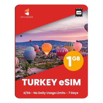 Türkiye eSIM: 1GB - 7 Days