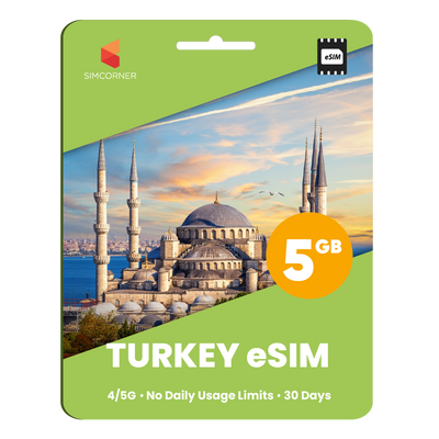 Türkiye eSIM: 5GB - 30 Days