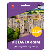 Thumbnail for [eSIM] UK eSim Card (450GB)