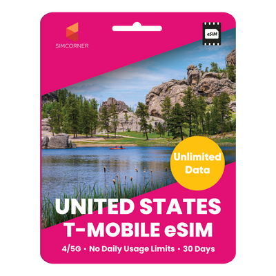 [eSIM] USA Travel SIM - Unlimited Data (T-Mobile)