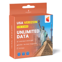 Thumbnail for Verizon Unlimited SIM Card (USA , Canada, Mexico) | SimCorner