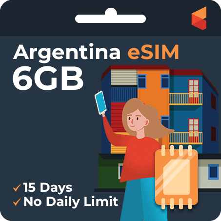 [eSIM] Argentina Data eSIM (6GB - 15 Days)