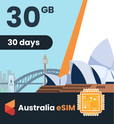 Australia eSIM: 30GB - 30 Days