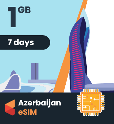 Azerbaijan eSIM: 1GB - 7 Days