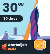 Thumbnail for Azerbaijan eSIM: 30GB - 30 Days