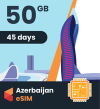 Thumbnail for Azerbaijan eSIM: 50GB - 45 Days