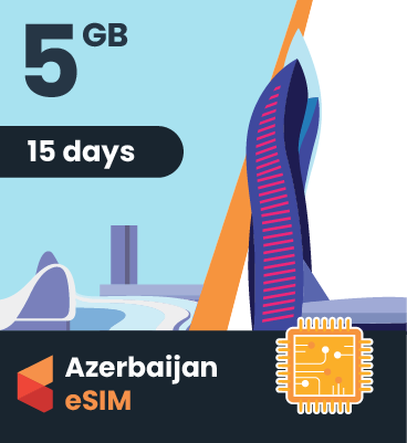 Azerbaijan eSIM: 5GB - 15 Days