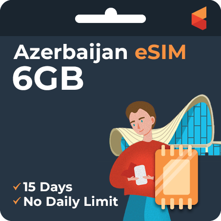 [eSIM] Azerbaijan Data eSIM (6GB - 15 Days)