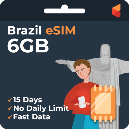 [eSIM] Brazil Data eSIM (6GB - 15 Days)