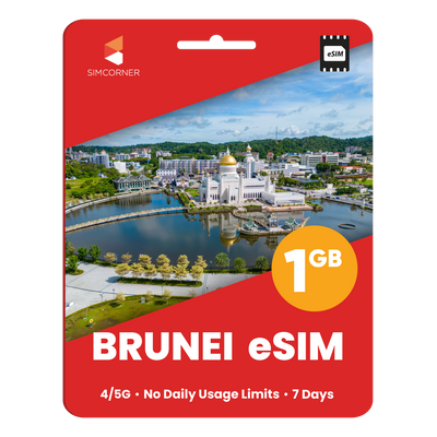 Brunei eSIM: 1GB - 7 Days