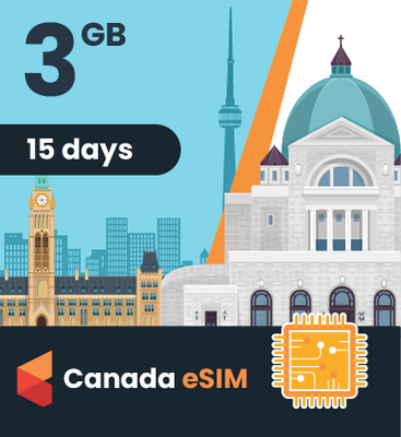 Canada eSIM: 3GB - 30 Days