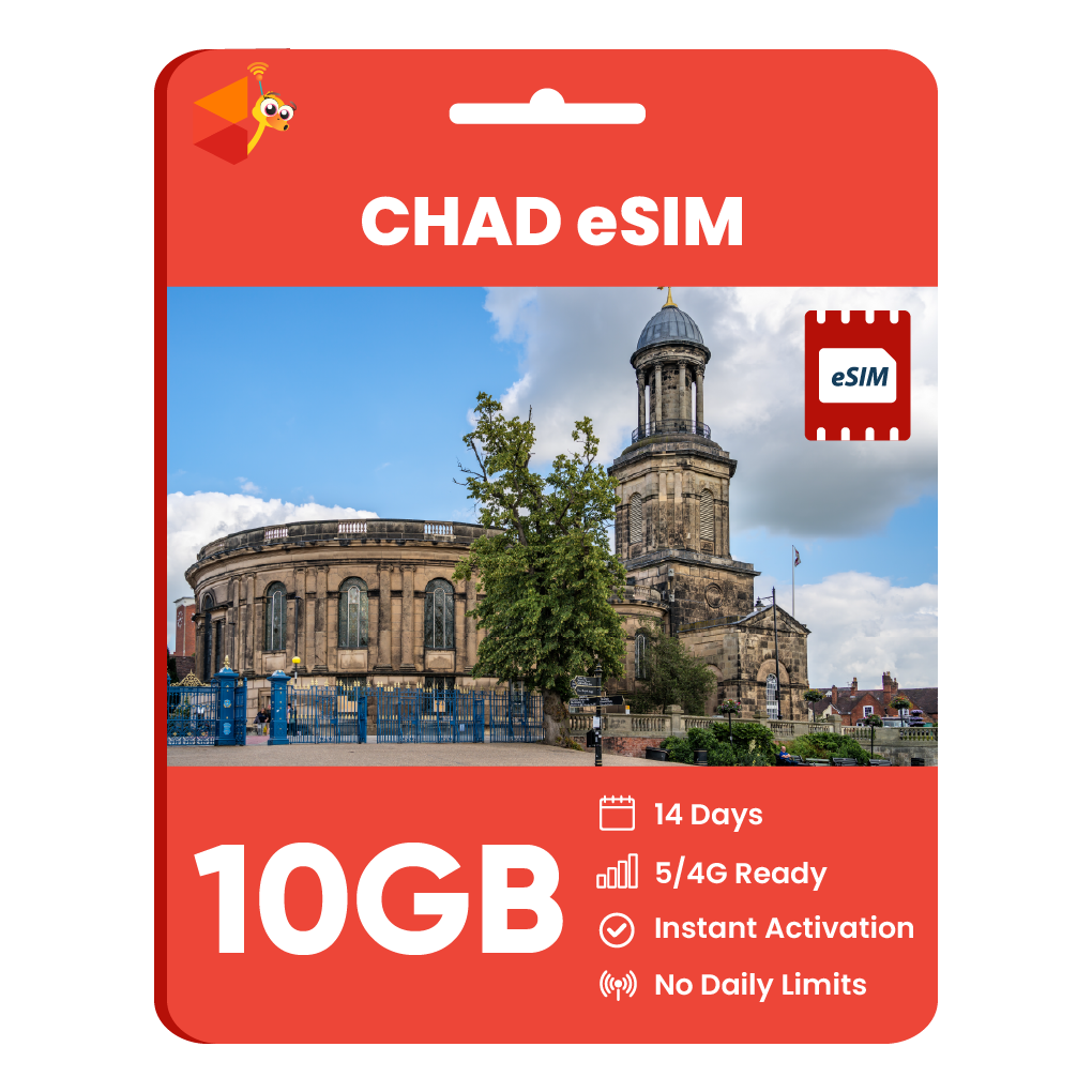 [eSIM] Chad Data eSIM (10GB - 14 Days)