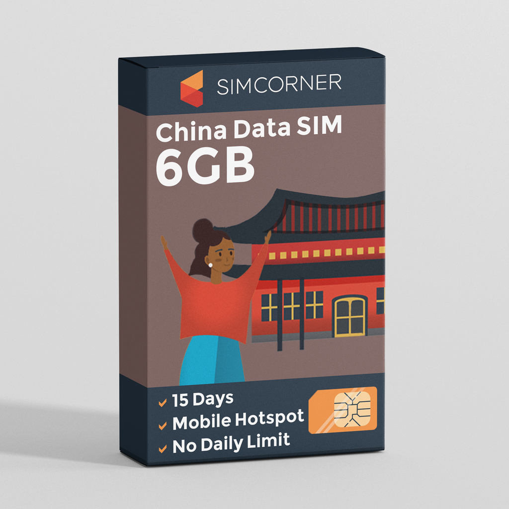 China Data SIM Card (15 Day - 6GB)