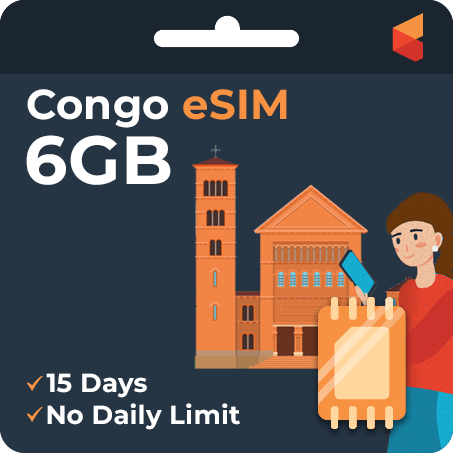 [eSIM] Congo Data eSIM (6GB - 15 Days)