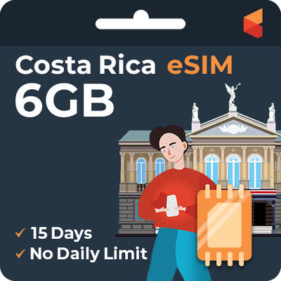 [eSIM] Costa Rica Data eSIM (6GB - 15 Days)