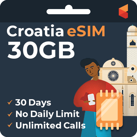 [eSIM] Croatia eSim Card (30GB)