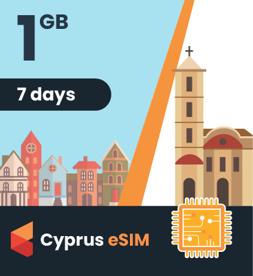 Cyprus eSIM: 1GB - 7 Days