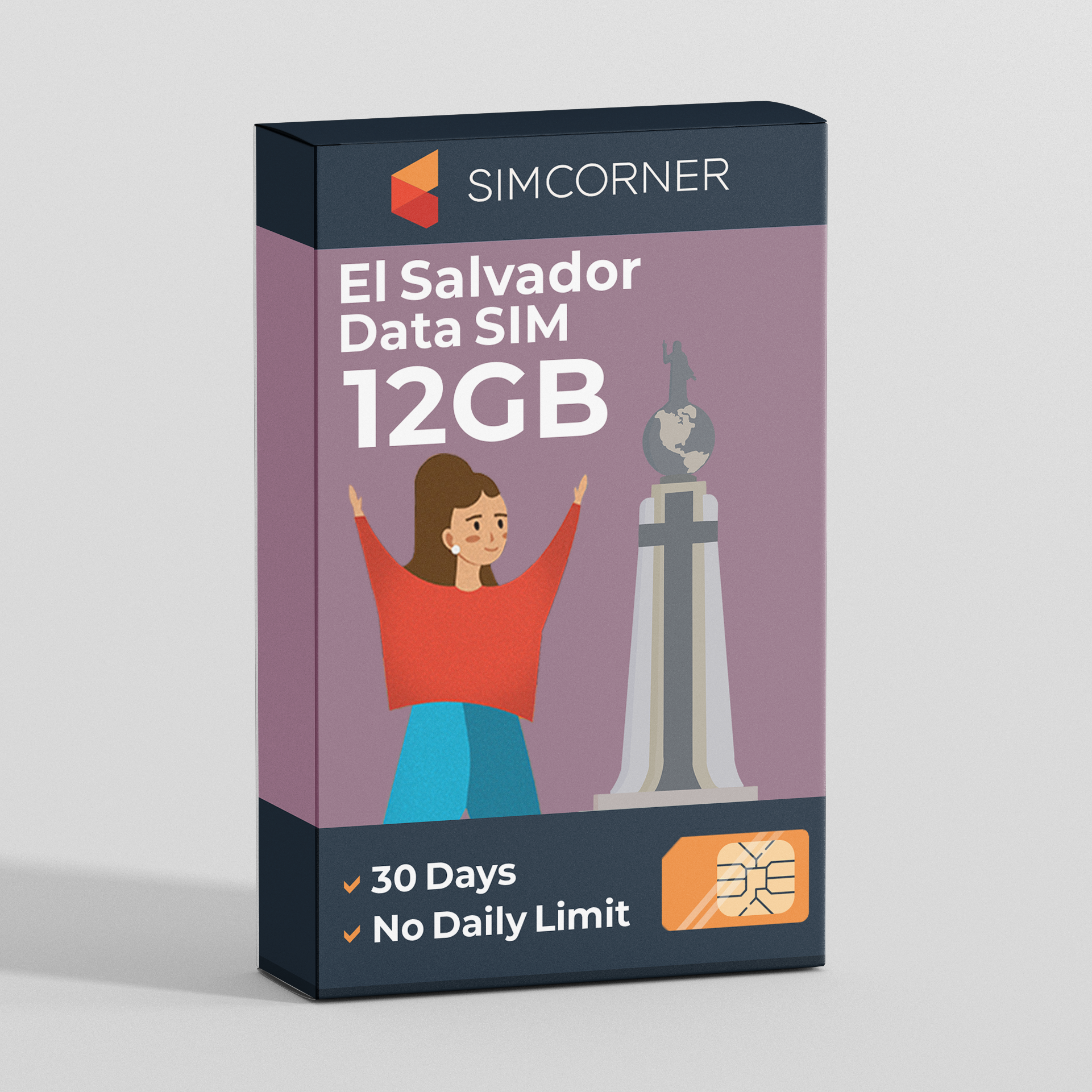 El Salvador Sim Card(12GB)