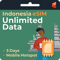 Thumbnail for [eSIM] Indonesia Unlimited Data - Sim Corner