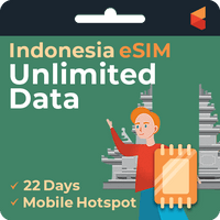 Thumbnail for [eSIM] Indonesia Unlimited Data - Sim Corner