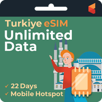 Thumbnail for [eSIM] Turkiye Unlimited Data