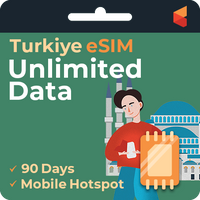 Thumbnail for [eSIM] Turkiye Unlimited Data