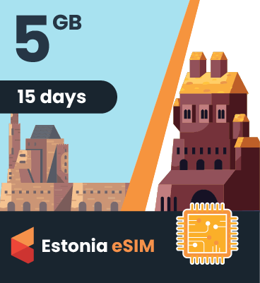 Estonia eSIM: 5GB - 15 Days