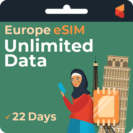 [eSIM] Europe Unlimited Data