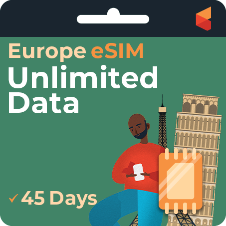 [eSIM] Europe Unlimited Data