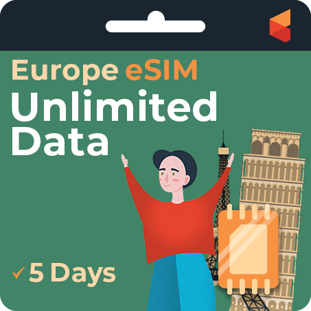 [eSIM] Europe Unlimited Data