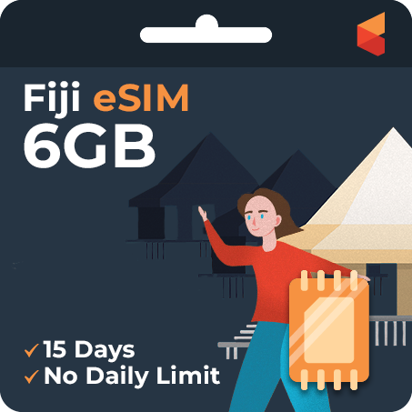 [eSIM] Fiji Data eSIM (6GB - 15 Days) | SimCorner